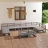 Set mobilier de grădină, 12 piese, lemn masiv de pin GartenMobel Dekor