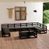 Set mobilier de grădină, 12 piese, lemn masiv de pin GartenMobel Dekor