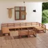 Set mobilier de grădină, 12 piese, lemn masiv de pin GartenMobel Dekor