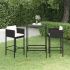 Set mobilier bar de grădină, cu perne, 3 piese, maro, poliratan GartenMobel Dekor