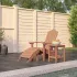 Scaun de grădină Adirondack cu masă și taburet, alb, HDPE GartenMobel Dekor