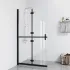 Perete de duș walk-in pliabil 90x190 cm sticlă ESG transparentă GartenMobel Dekor