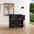Set mobilier de bar de grădină cu perne, 5 piese, gri GartenMobel Dekor