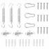 Set de accesorii parasolar, 9 piese, oțel inoxidabil GartenMobel Dekor