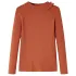 Tricou pentru copii cu mâneci lungi, ocru, 104 GartenMobel Dekor