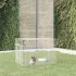 Cușcă pentru iepuri, 5 panouri, 217x79x54 cm, fier galvanizat GartenMobel Dekor