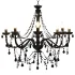 Candelabru cu mărgele, auriu, 8 becuri E14 GartenMobel Dekor