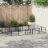 Țarc pentru câini, 16 panouri, oțel, 60 x 80 cm, negru GartenMobel Dekor