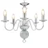 Candelabru, argintiu, 5 becuri E14 GartenMobel Dekor