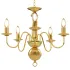 Candelabru, argintiu, 5 becuri E14 GartenMobel Dekor