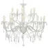 Candelabru cu 2 rânduri, auriu, becuri 15 x E14  GartenMobel Dekor