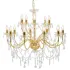 Candelabru cu 2 rânduri, auriu, becuri 15 x E14  GartenMobel Dekor