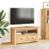 Comodă TV de colț alb 93x49x49 cm lemn masiv pin gama Panama GartenMobel Dekor