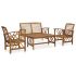 Set mobilier de grădină, 4 piese, lemn masiv de acacia GartenMobel Dekor