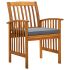 Set mobilier de grădină cu perne, 3 piese, lemn masiv acacia GartenMobel Dekor