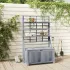 Cutie de depozitare cu spalier, 99x55x160 cm, lemn masiv acacia GartenMobel Dekor