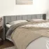 Tăblie de pat cu aripioare roz 163x16x78/88 cm catifea GartenMobel Dekor