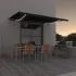 Copertină automată cu senzor vânt & LED, antracit, 600x350 cm GartenMobel Dekor