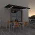 Copertină retractabilă manual cu LED, antracit, 300 x 250 cm GartenMobel Dekor