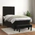 Pat box spring cu saltea, negru, 180x200 cm, catifea GartenMobel Dekor