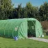 Seră cu cadru din oțel, verde, 36 m², 12x3x2 m GartenMobel Dekor