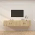 Dulapuri TV montate pe perete 2 buc stejar sonoma 100x34,5x40cm GartenMobel Dekor