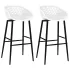 Scaune de bar, 4 buc., negru GartenMobel Dekor