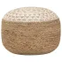 Taburet puf lucrat manual, 45 x 30 cm, iută GartenMobel Dekor