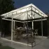 Pavilion cu plasă anti-țânțari&lumini LED,gri taupe, 3x3x2,73 m GartenMobel Dekor