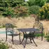 Set mobilier bistro, 5 piese, bronz, aluminiu turnat GartenMobel Dekor