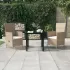 Set mobilier pentru grădină, cu perne, 9 piese, bej GartenMobel Dekor