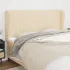 Tăblie de pat cu aripioare crem 83x23x78/88 cm material textil GartenMobel Dekor