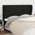 Tăblie de pat cu aripioare negru 83x23x78/88 cm material textil GartenMobel Dekor