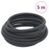 Furtun de aer hibrid, negru, 0,6", 50 m, cauciuc și PVC GartenMobel Dekor