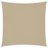 Parasolar, bej, 7x7 m, țesătură oxford, pătrat GartenMobel Dekor