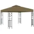 Pavilion de grădină, gri taupe, 3 x 3 m, 180 g/m² GartenMobel Dekor