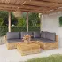Set mobilier grădină cu perne, 5 piese, lemn masiv de tec GartenMobel Dekor