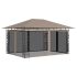 Pavilion cu plasă anti-țânțari, crem, 4x3x2,73 m, 180 g/m² GartenMobel Dekor
