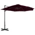 Umbrelă consolă de grădină, stâlp din aluminiu, roșu, 300 cm GartenMobel Dekor