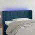 Tăblie de pat cu LED, roz, 103x16x78/88 cm, catifea GartenMobel Dekor