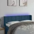Tăblie de pat cu LED, roz, 147x16x78/88 cm, catifea GartenMobel Dekor