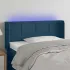 Tăblie de pat cu LED, roz, 93x16x78/88 cm, catifea GartenMobel Dekor