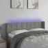Tăblie de pat cu LED, roz, 147x16x78/88 cm, catifea GartenMobel Dekor