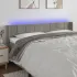 Tăblie de pat cu LED, roz, 163x16x78/88 cm, catifea GartenMobel Dekor