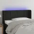 Tăblie de pat cu LED, roz, 103x16x78/88 cm, catifea GartenMobel Dekor