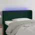Tăblie de pat cu LED, roz, 93x16x78/88 cm, catifea GartenMobel Dekor