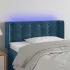 Tăblie de pat cu LED, roz, 103x16x78/88 cm, catifea GartenMobel Dekor