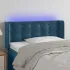 Tăblie de pat cu LED, roz, 93x16x78/88 cm, catifea GartenMobel Dekor