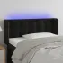 Tăblie de pat cu LED, roz, 103x16x78/88 cm, catifea GartenMobel Dekor