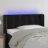 Tăblie de pat cu LED, roz, 93x16x78/88 cm, catifea GartenMobel Dekor